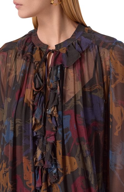 Платье из вискозы ZADIG AND VOLTAIRE, арт. WWDR02564, фото 4