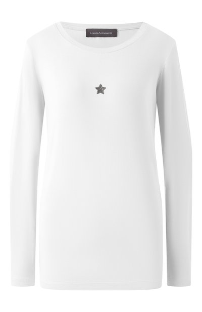 Женская хлопковый лонгслив LORENA ANTONIAZZI, арт. TS10/9999