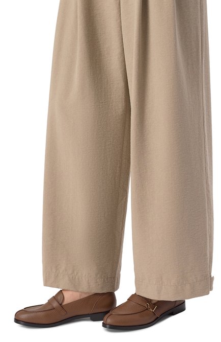 Женские кожаные лоферы GIORGIO ARMANI, арт. GW001921/AF19133