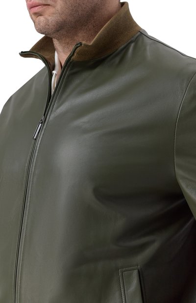 Кожаный бомбер STEFANO RICCI, арт. M7J6100260/NPNUV5_001, фото 5