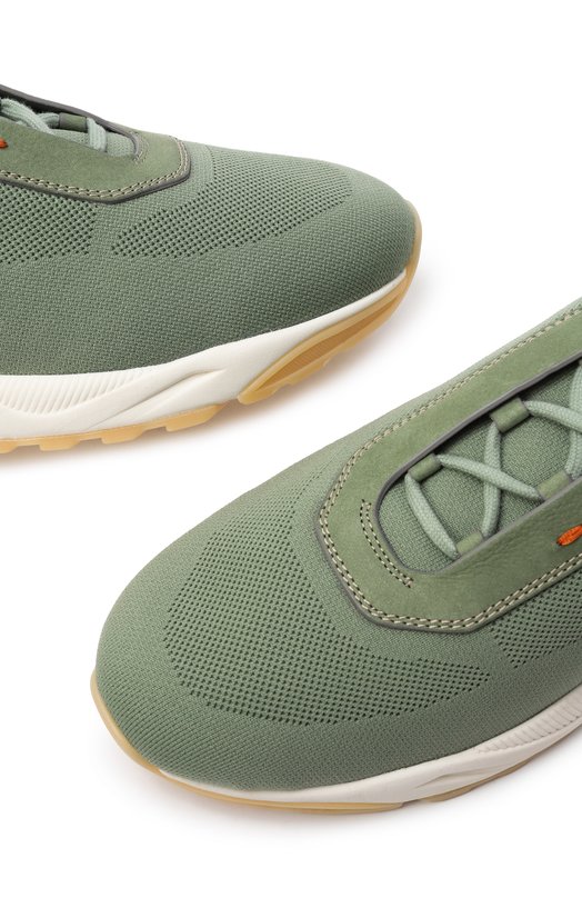 Текстильные кроссовки Innova Santoni MBI021601BTTCSB3V24 Зелёный  MBI021601BTTCSB3V24 Фото 7