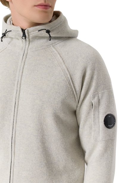 Шерстяной кардиган C.P. COMPANY, арт. 19CMKN057A110149A, фото 5