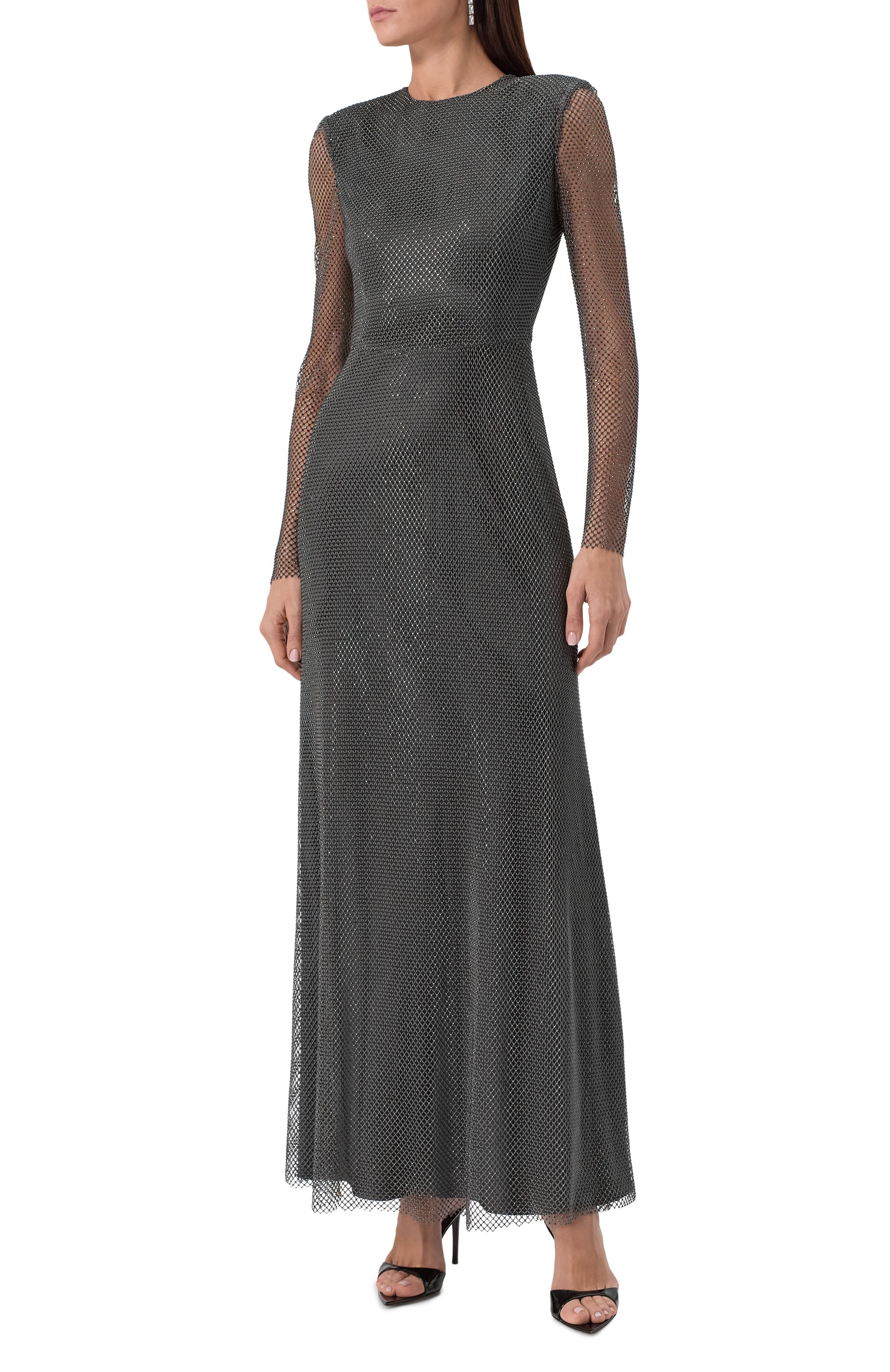 Платье с отделкой стразами CHAPURIN, арт. D/20434/28882-М, фото 3