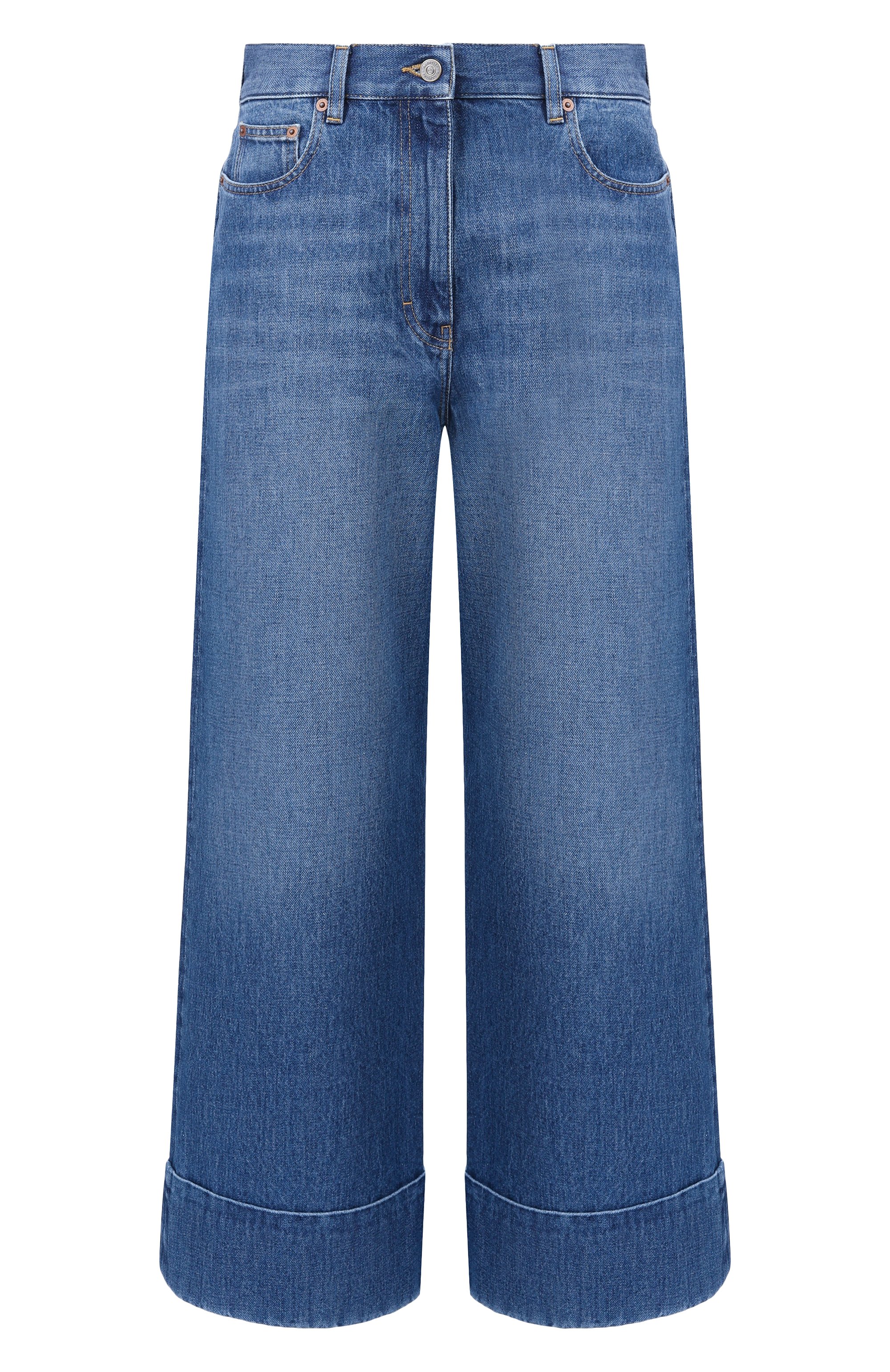 Джинсы VALENTINO синего цвета по цене 140000 руб., арт. 8B3DD29K/9Y8, фото 1 Джинсы VALENTINO, арт. 8B3DD29K/9Y8, фото 1