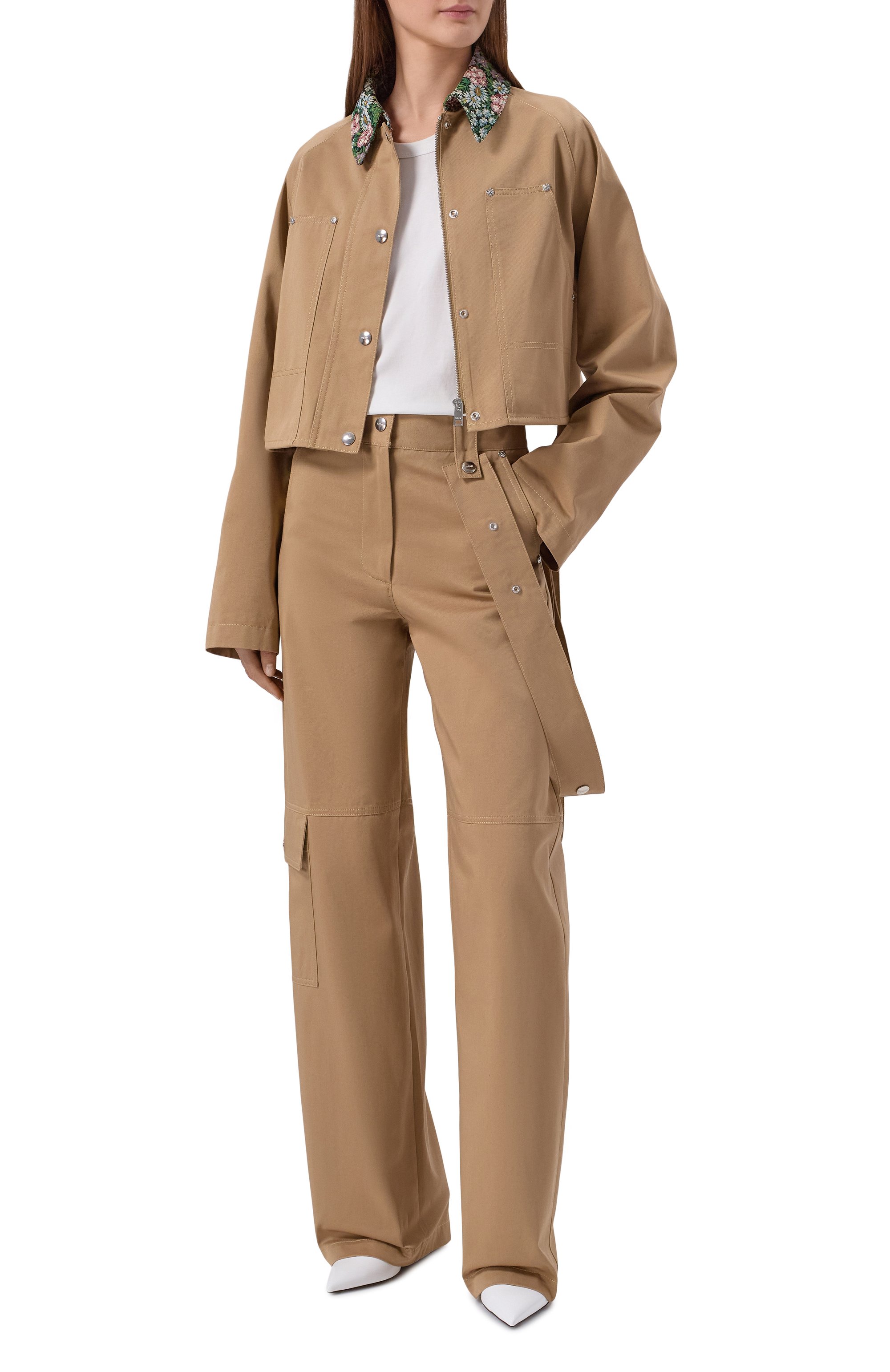 Хлопковые брюки-карго MSGM, арт. 4041MDP06/267104, фото 2