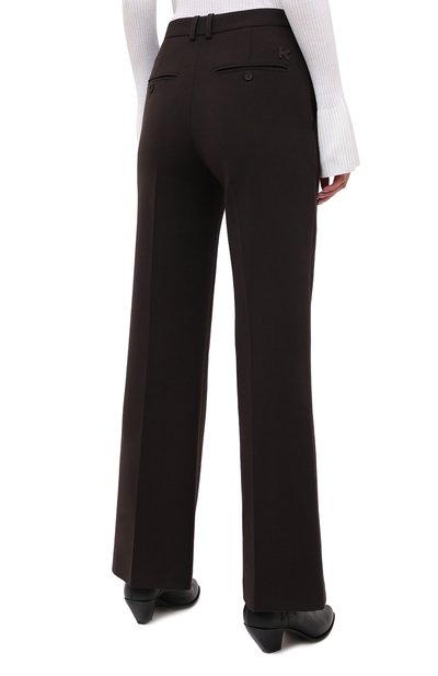 Брюки KENZO темно-коричневого цвета по цене 32300 руб., арт. FA62PA0269CD, фото 4 Брюки KENZO, арт. FA62PA0269CD, фото 4