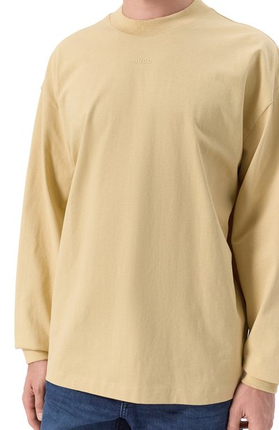 Хлопковый лонгслив HUGO, арт. 50511029, фото 5