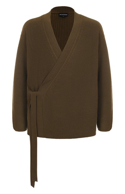 Мужской шерстяной кардиган EMPORIO ARMANI, арт. EM004376/AF21497