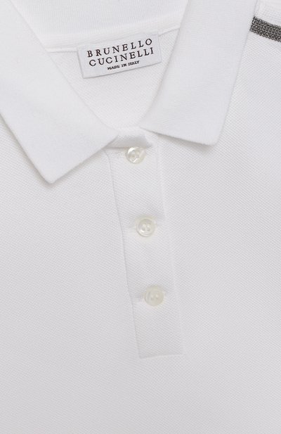 Хлопковое поло BRUNELLO CUCINELLI, арт. B0021T290C, фото 3