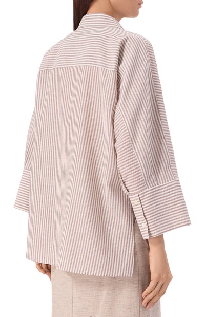 Рубашка изо льна и хлопка PIETRO BRUNELLI, арт. CA2514/LI0028, фото 4