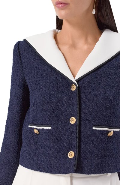 Твидовый жакет SELF-PORTRAIT, арт. PF25034JBL, фото 5