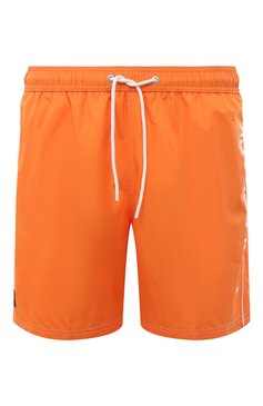 Мужские плавки-шорты PAUL&SHARK оранжевого цвета, арт. C0P5002 | Фото 1 (Материал внешний: Синтетический материал; Принт: С принтом; Мужское Кросс-КТ: плавки-шорты)