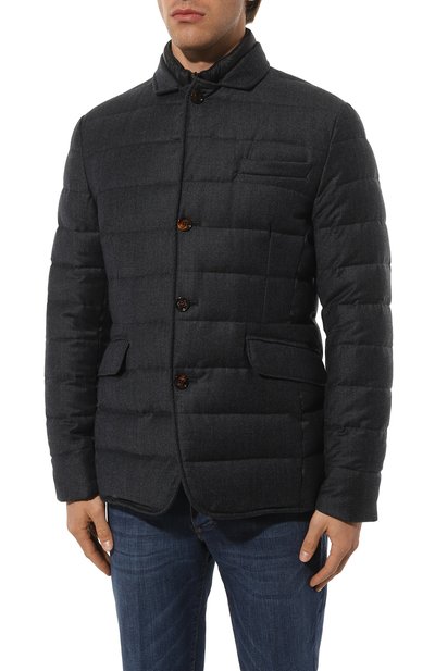 Пуховая куртка nomos-ff MOORER темно-синего цвета по цене 215000 руб., арт. MOUGI100246 TEPA240 NOMOS-FF, фото 3 Пуховая куртка nomos-ff MOORER, арт. MOUGI100246 TEPA240 NOMOS-FF, фото 3