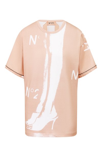 Женская хлопковая футболка N21, арт. 20E N2M0/F063/6320
