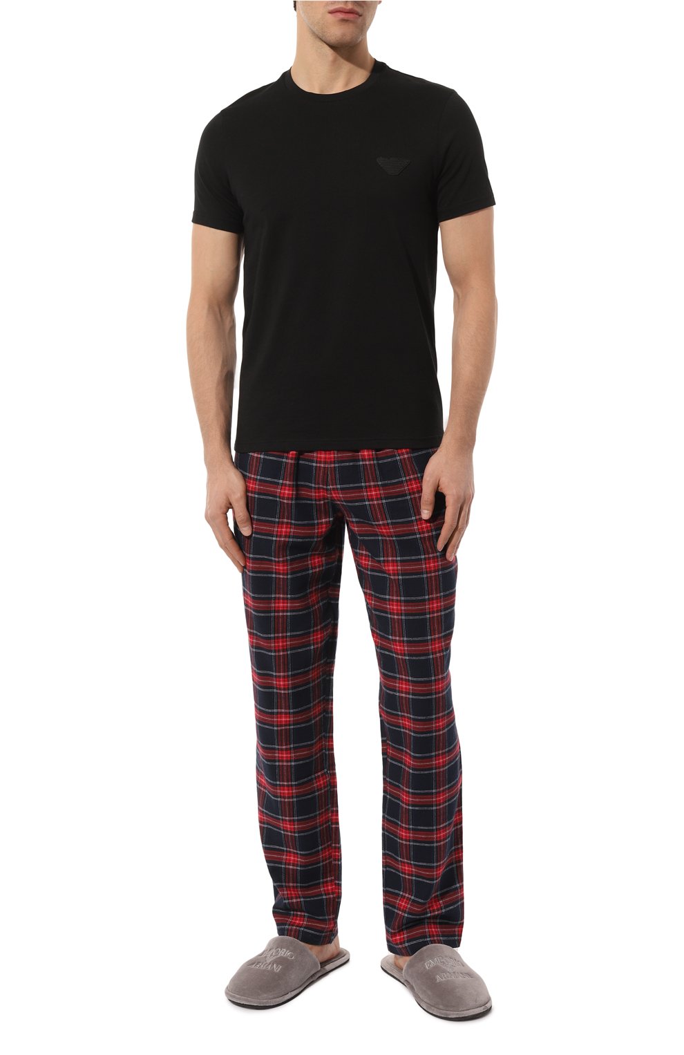 Хлопковая футболка EMPORIO ARMANI, арт. 110853/3F755, фото 2