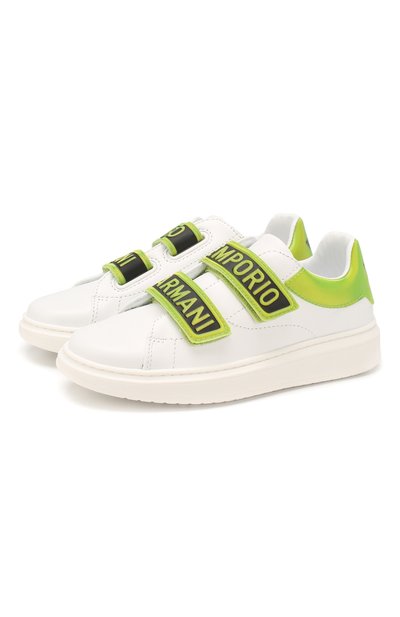 Кожаные кеды EMPORIO ARMANI, арт. XYX007/X0I33/35-40, фото 1