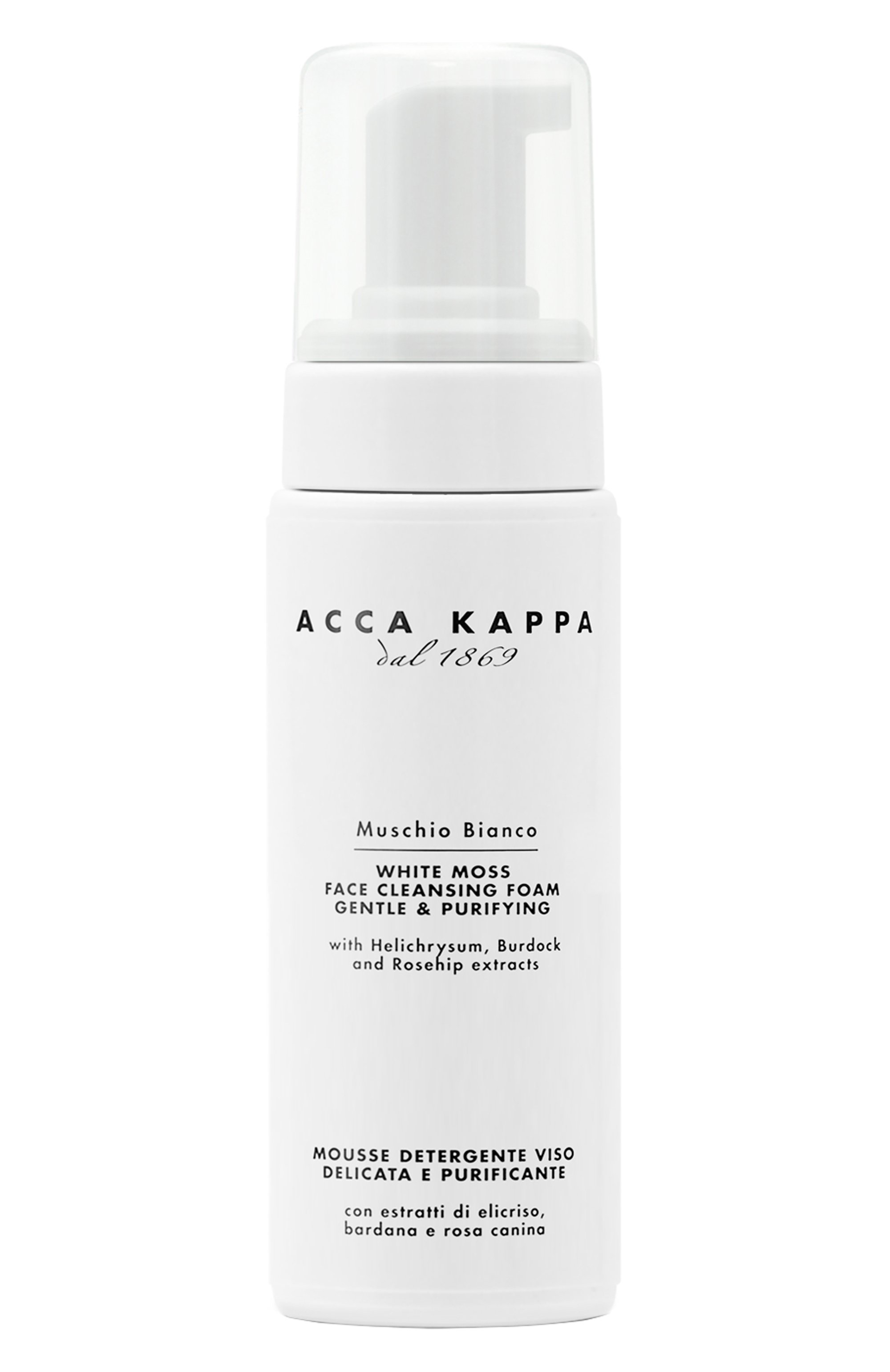 Очищающая пенка для лица white moss (200ml) ACCA KAPPA бесцветного цвета по цене 3900 руб., арт. 853617, фото 1 Очищающая пенка для лица white moss (200ml) ACCA KAPPA, арт. 853617, фото 1