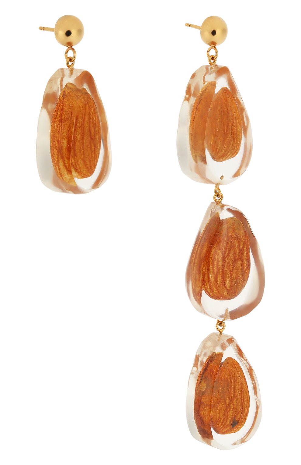 Серьги JACQUEMUS прозрачного цвета по цене 39550 руб., арт. 194JW06, фото 3 Серьги JACQUEMUS, арт. 194JW06, фото 3