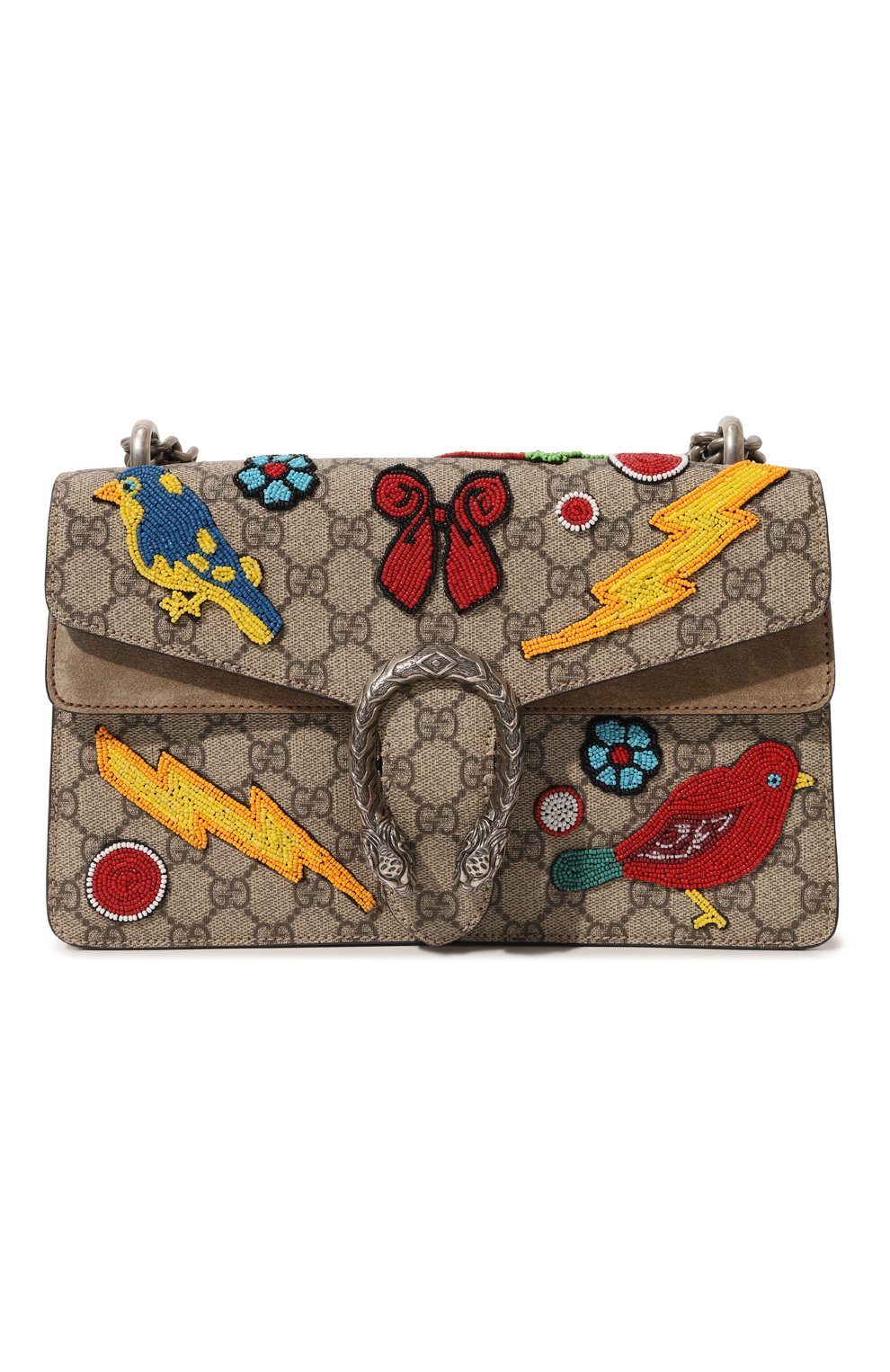 Сумка dionysus gg small GUCCI темно-бежевого цвета по цене 429120 руб., арт. 400249 K051N, фото 1 Сумка dionysus gg small GUCCI, арт. 400249 K051N, фото 1