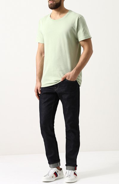 Хлопковая футболка с логотипом бренда GUCCI, арт. 493117/X3I85, фото 2