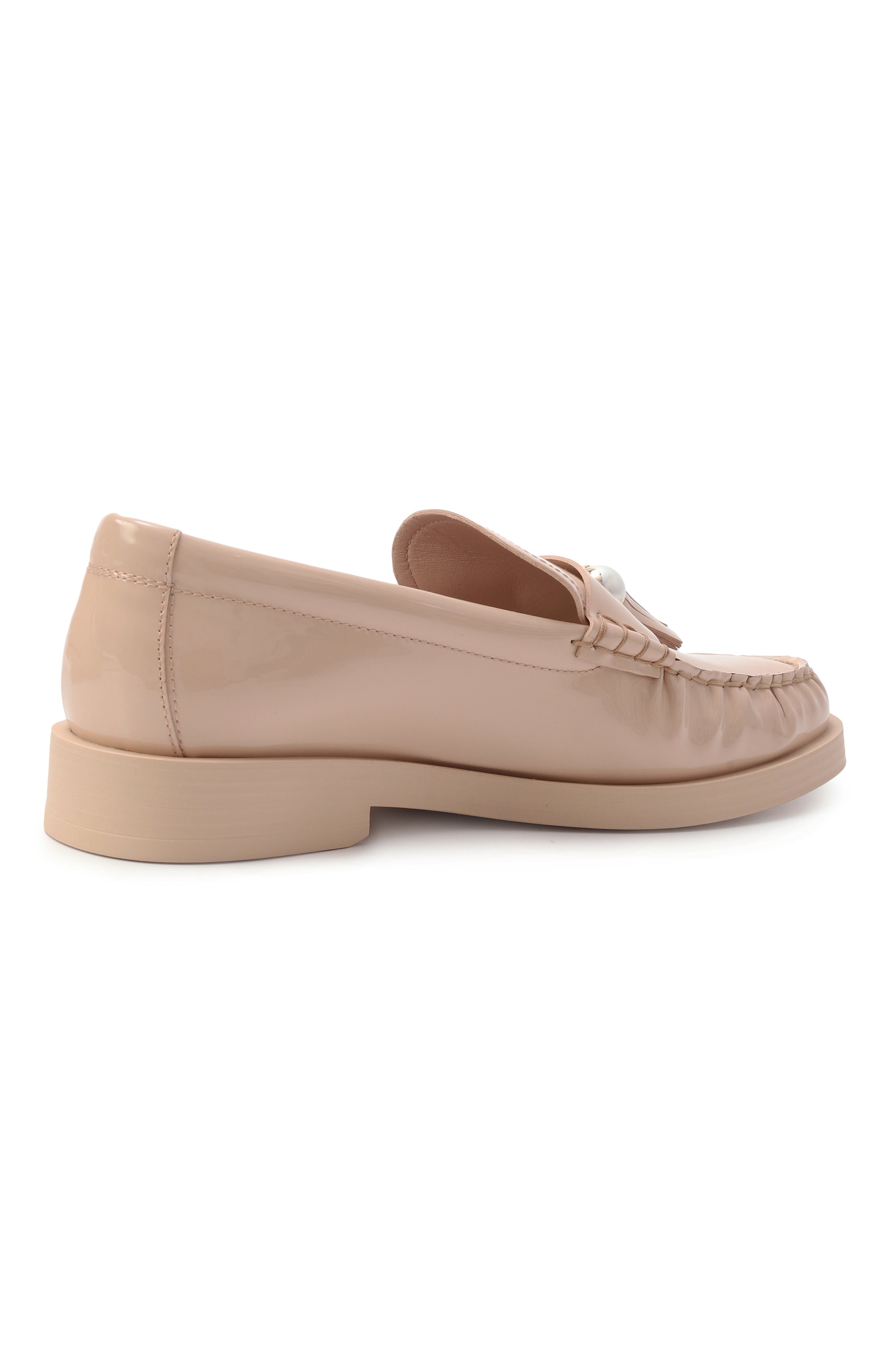 Кожаные лоферы addie JIMMY CHOO светло-бежевого цвета по цене 95700 руб., арт. ADDIE/PEARL/PAT, фото 5 Кожаные лоферы addie JIMMY CHOO, арт. ADDIE/PEARL/PAT, фото 5