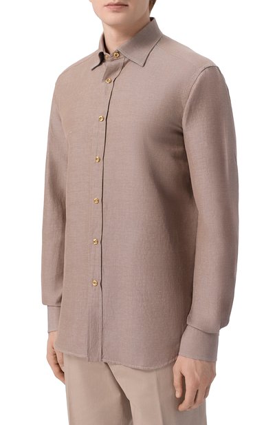 Рубашка из хлопка и льна STEFANO RICCI, арт. MC007956/BX2928, фото 3