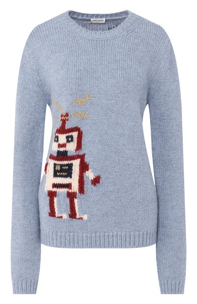 Женский шерстяной пуловер SAINT LAURENT, арт. 550294/YAAK2