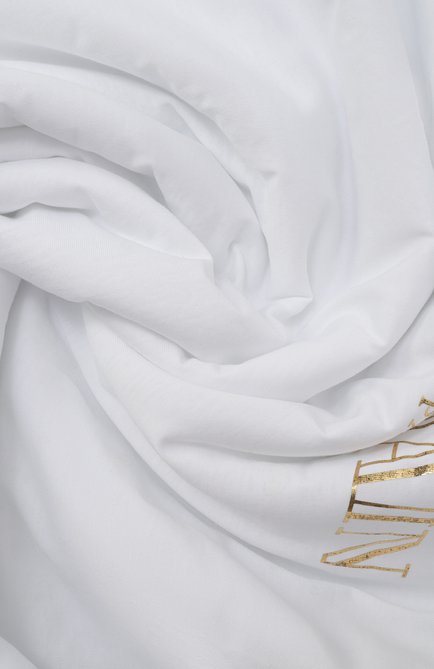 Детского хлопковое одеяло BALMAIN белого цвета, арт. BW0580 | Фото 2 (Материал: Хлопок, Текстиль; Нос: Не проставлено; Материал сплава: Проставлено)