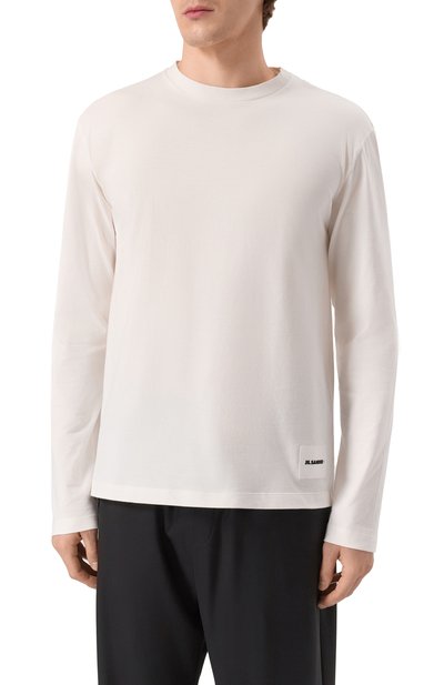 Комплект из трех лонгсливов JIL SANDER разноцветного цвета по цене 58350 руб., арт. J47GC0002/JTN254, фото 3 Комплект из трех лонгсливов JIL SANDER, арт. J47GC0002/JTN254, фото 3