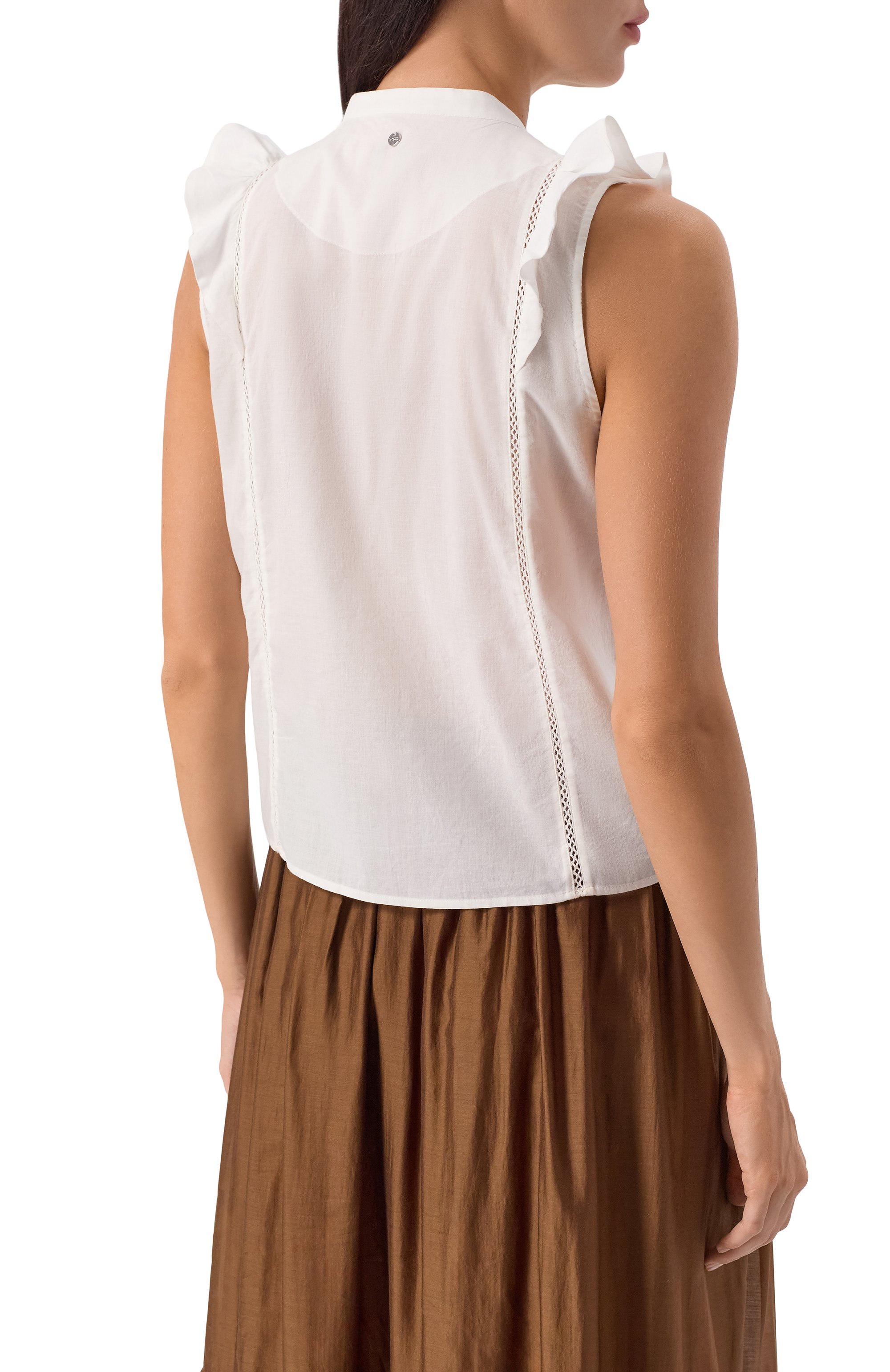 Хлопковый топ BOSS ORANGE, арт. 50540421, фото 4