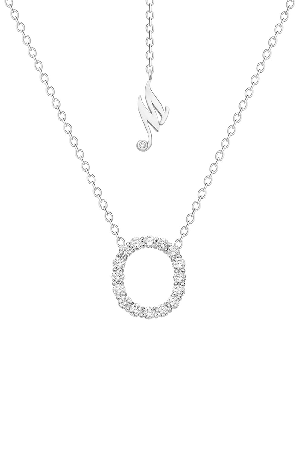 Кулон MERCURY бесцветного цвета по цене 455000 руб., арт. MP/LETTER/WG/O, фото 2 Кулон MERCURY, арт. MP/LETTER/WG/O, фото 2