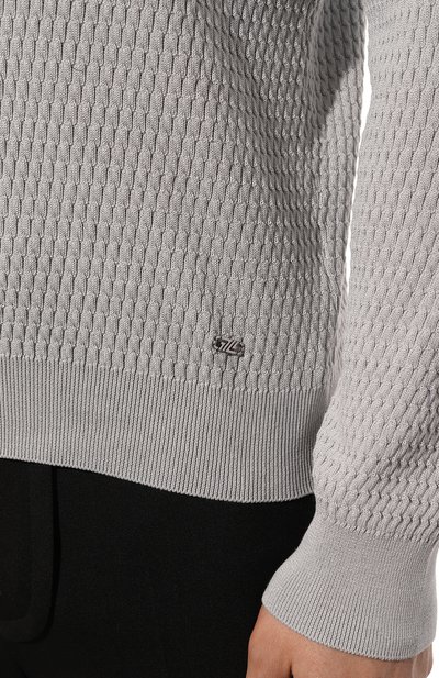 Джемпер из хлопка и шелка ZILLI, арт. MBZ-RN230-ALL01/ML01, фото 5