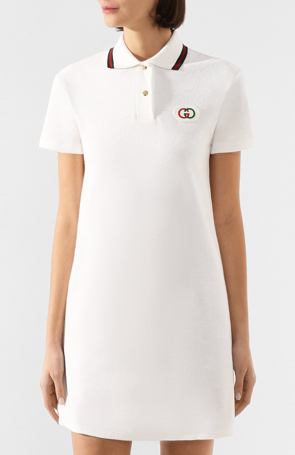 Хлопковое платье GUCCI, арт. 610084/XJBYY, фото 3