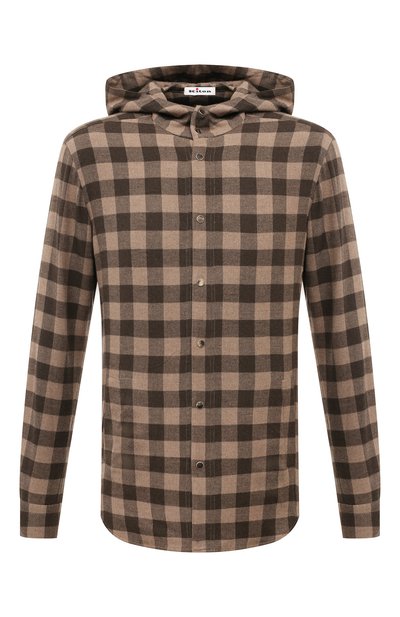 Мужская хлопковая рубашка KITON, арт. UMCMARH0864507