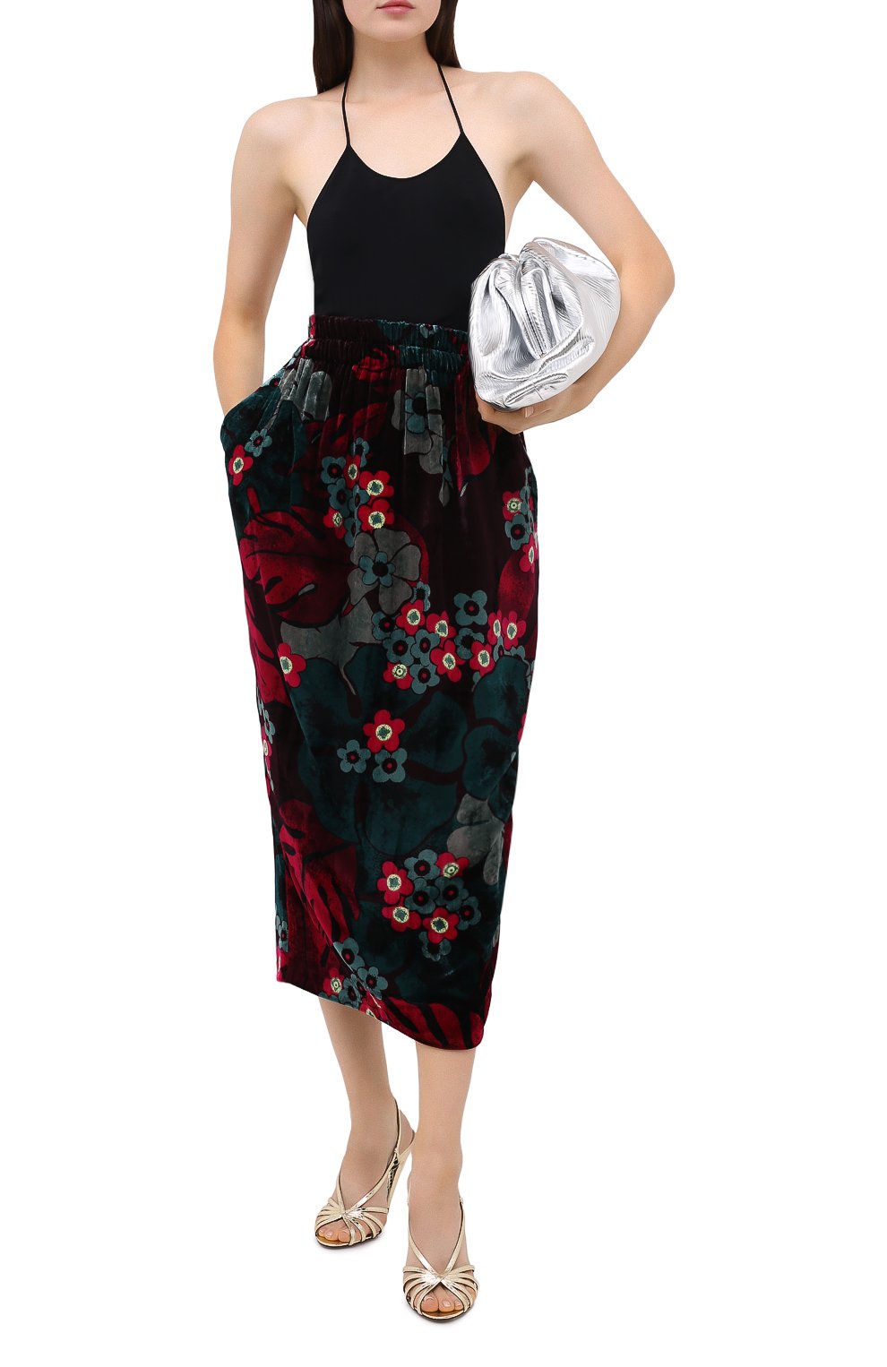 Юбка из вискозы и шелка DRIES VAN NOTEN фуксия цвета по цене 57300 руб., арт. 202-30870-1009, фото 3 Юбка из вискозы и шелка DRIES VAN NOTEN, арт. 202-30870-1009, фото 3