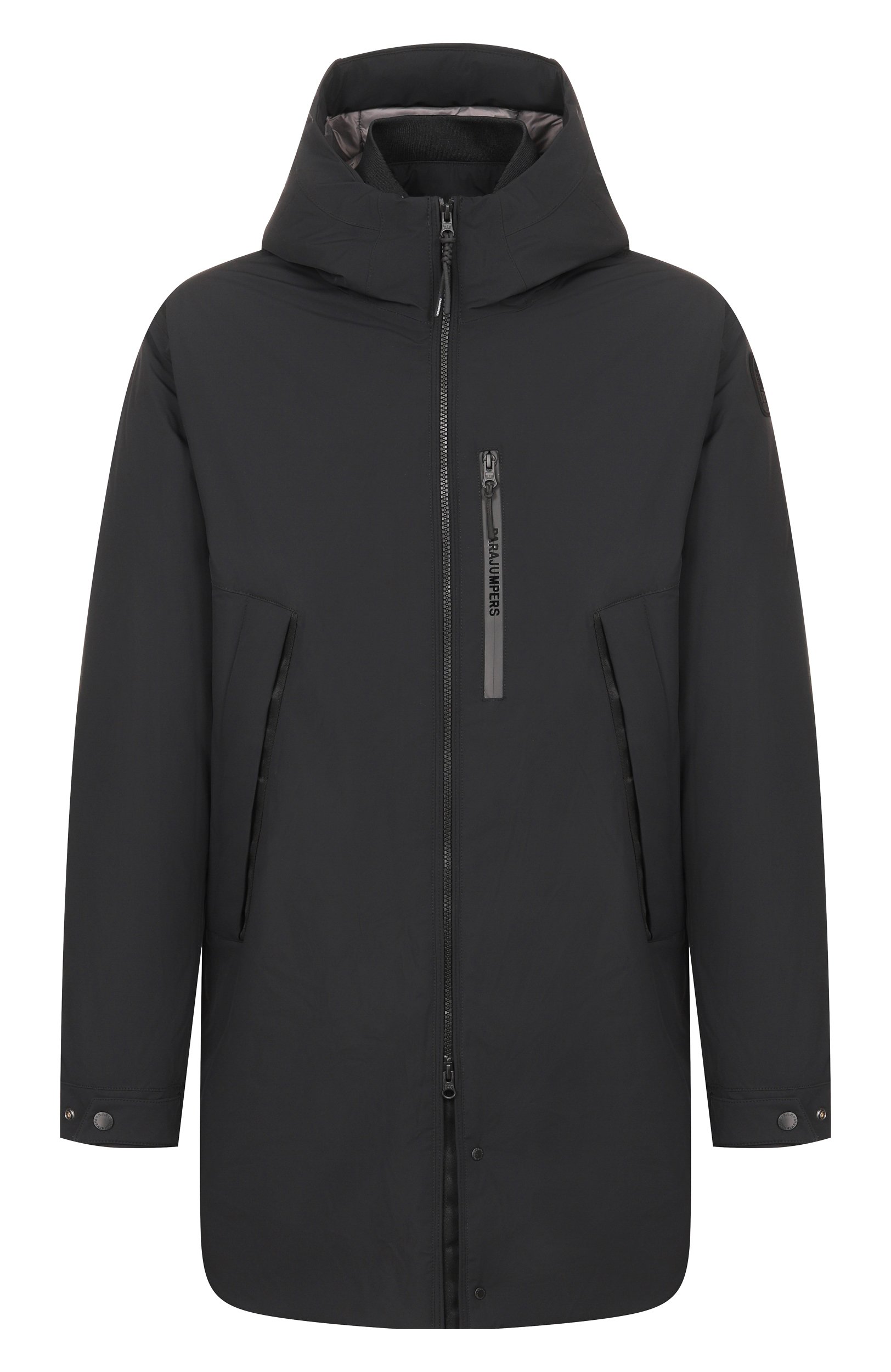 Утепленная парка PARAJUMPERS черного цвета по цене 96100 руб., арт. 26WMPMJKBC03, фото 1 Утепленная парка PARAJUMPERS, арт. 26WMPMJKBC03, фото 1