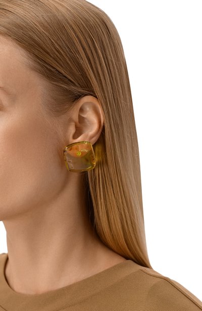 Серьги VIEN желтого цвета по цене 32900 руб., арт. 26-450, фото 2 Серьги VIEN, арт. 26-450, фото 2