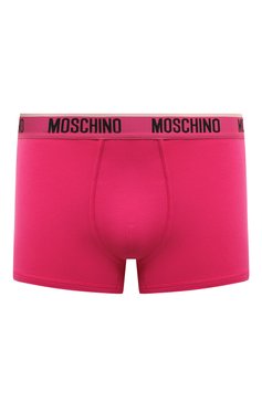 Мужские хлопковые боксеры MOSCHINO фуксия цвета, арт. A1303/4410 | Фото 1 (Кросс-КТ: бельё; Материал сплава: Проставлено; Нос: Не проставлено; Материал внешний: Хлопок; Мужское Кросс-КТ: Трусы)