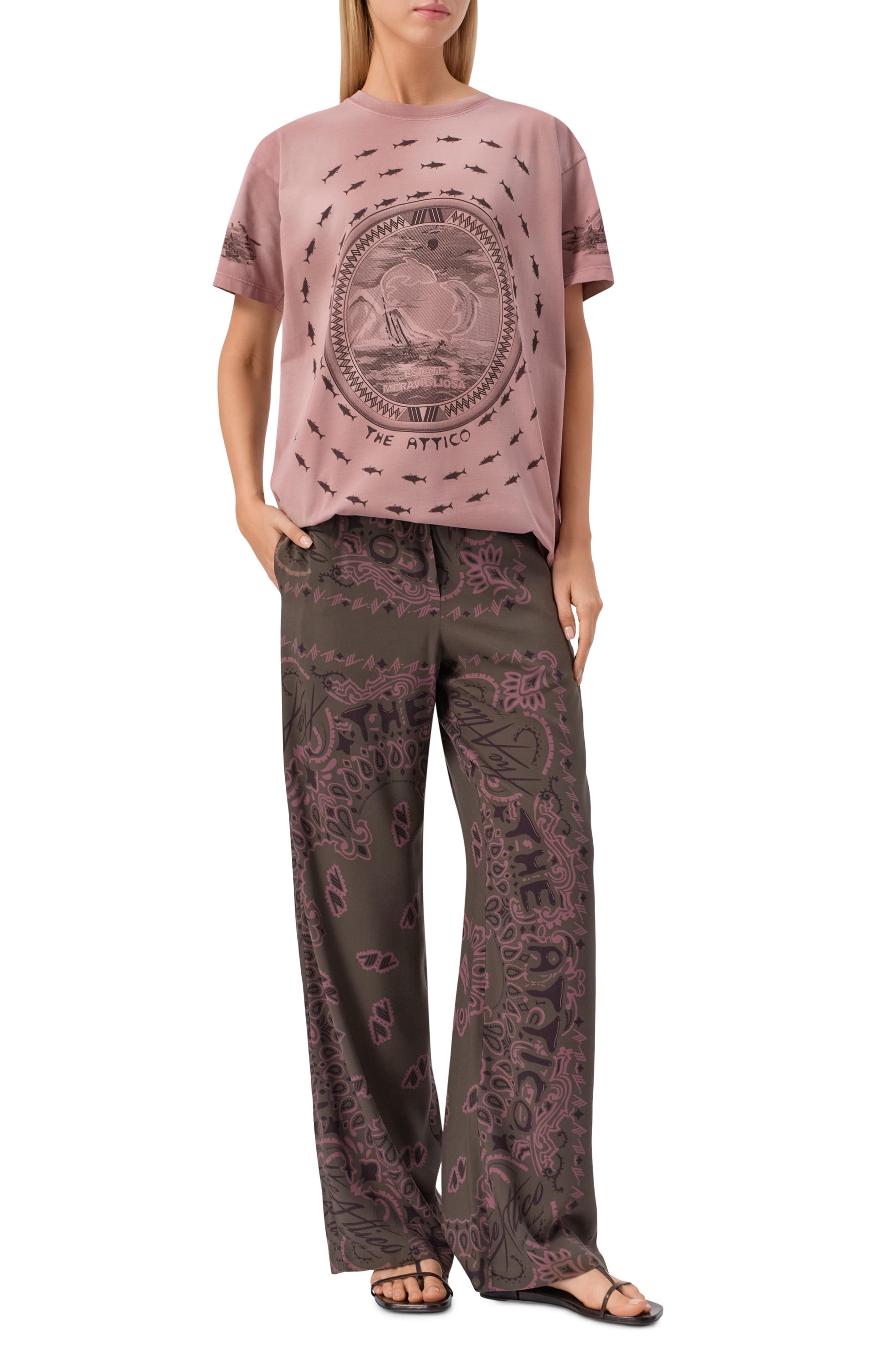 Хлопковая футболка THE ATTICO, арт. 250WCT00353/JJJ059PR, фото 2