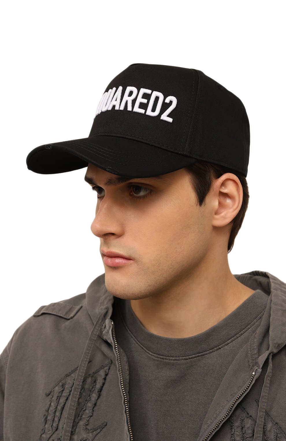 Хлопковая бейсболка DSQUARED2, арт. BCM0660/05C00001, фото 2