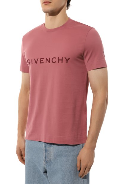Хлопковая футболка GIVENCHY, арт. BM716G3YAC, фото 3