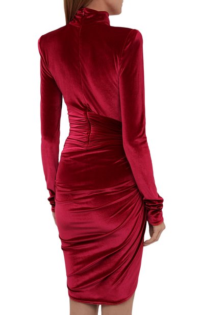 Бархатное платье ALEXANDRE VAUTHIER, арт. 214DR1573 1358-204, фото 4