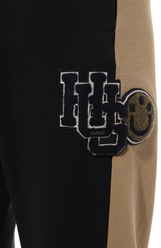 Хлопковые джоггеры HUGO Blue Синий, фото 5