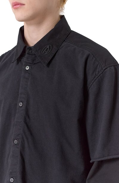 Хлопковая рубашка DIESEL, арт. A16199/0KNAI, фото 5