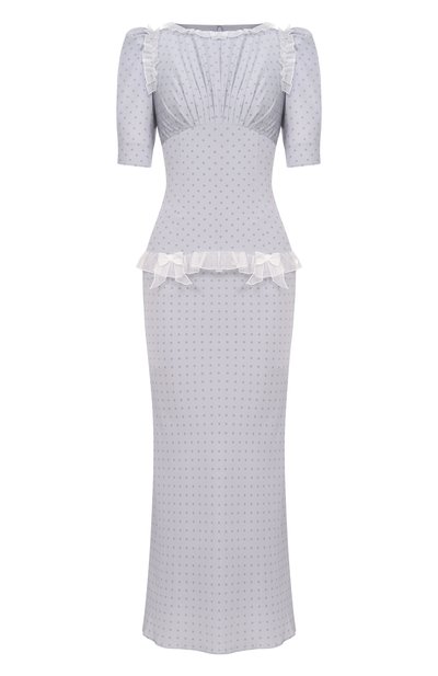 Женское шелковое платье ALESSANDRA RICH, арт. FABX4299/F4686