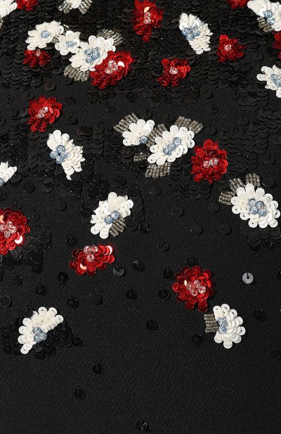 Платье из смеси шерсти и шелка VALENTINO черного цвета по цене 680500 руб., арт. RB3VALE01CF, фото 5 Платье из смеси шерсти и шелка VALENTINO, арт. RB3VALE01CF, фото 5