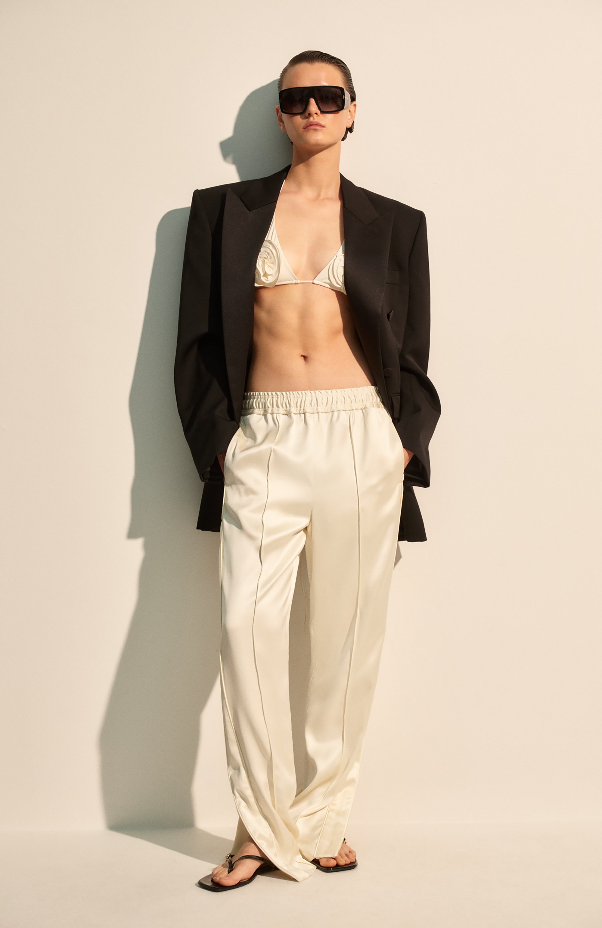 Атласные брюки JIL SANDER, арт. J03KA0309/J65327, фото 7