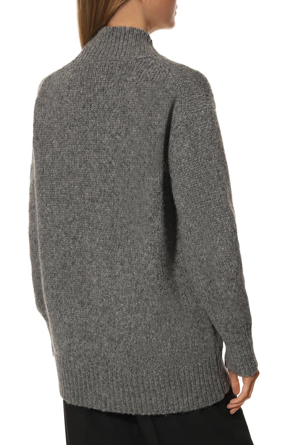Кардиган ERMANNO SCERVINO серого цвета по цене 92050 руб., арт. D414M505CBBBN, фото 4 Кардиган ERMANNO SCERVINO, арт. D414M505CBBBN, фото 4