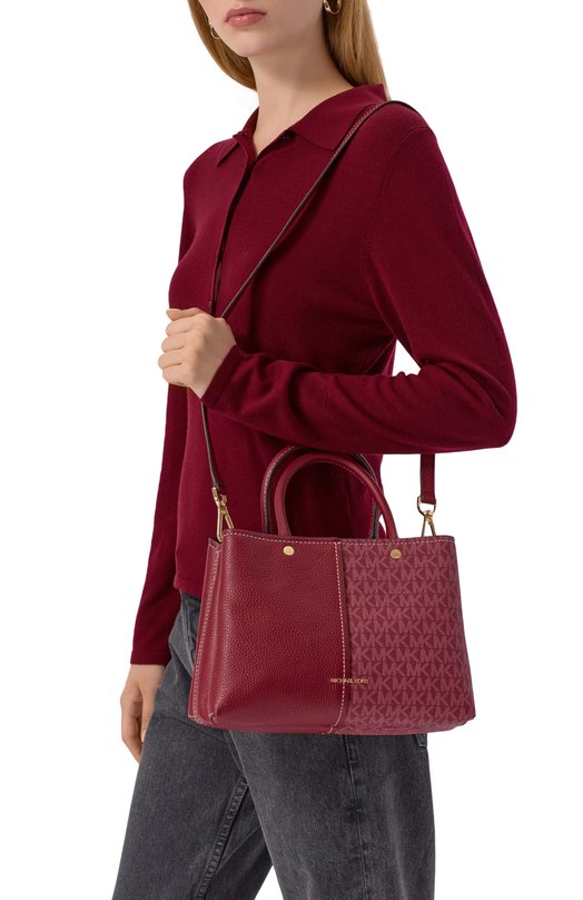Сумка Flora medium MICHAEL Michael Kors 30T5GFFS2B Бордовый  30T5GFFS2B Фото 2