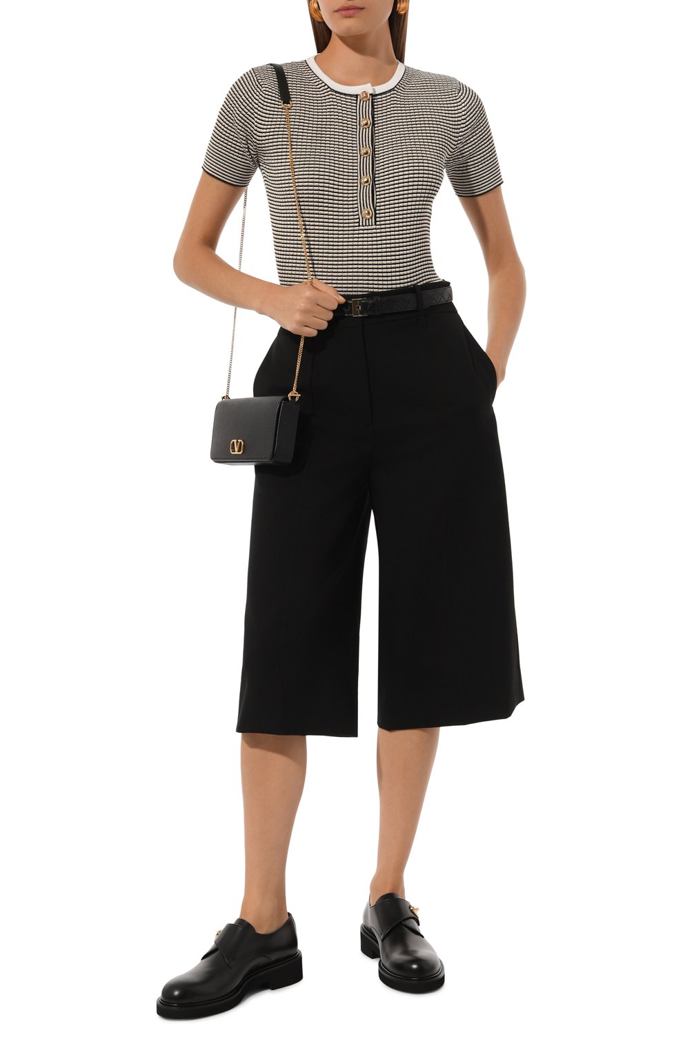 Пуловер из хлопка и вискозы VALENTINO, арт. 5B3KC56X8MK, фото 2